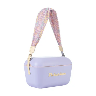Polarbox Látkový popruh POP, vzor Animal, žltá pracka
