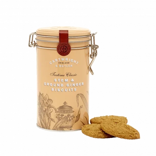 Zázvorové sušenky, kovová dóza, 200 g