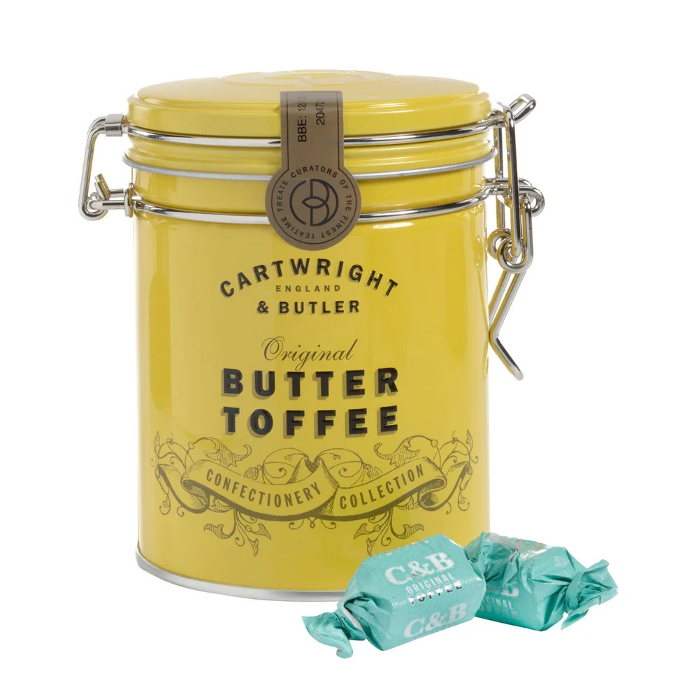 Originální anglické karamelky, kovová dóza, 130 g