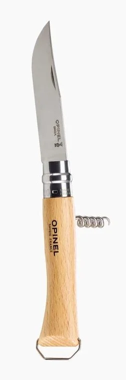 Opinel Zatvárací nôž s vývrtkou a otváračom fliaš N°10
