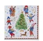 Vianočné obrúsky Christmas Sounds, 33x33 cm