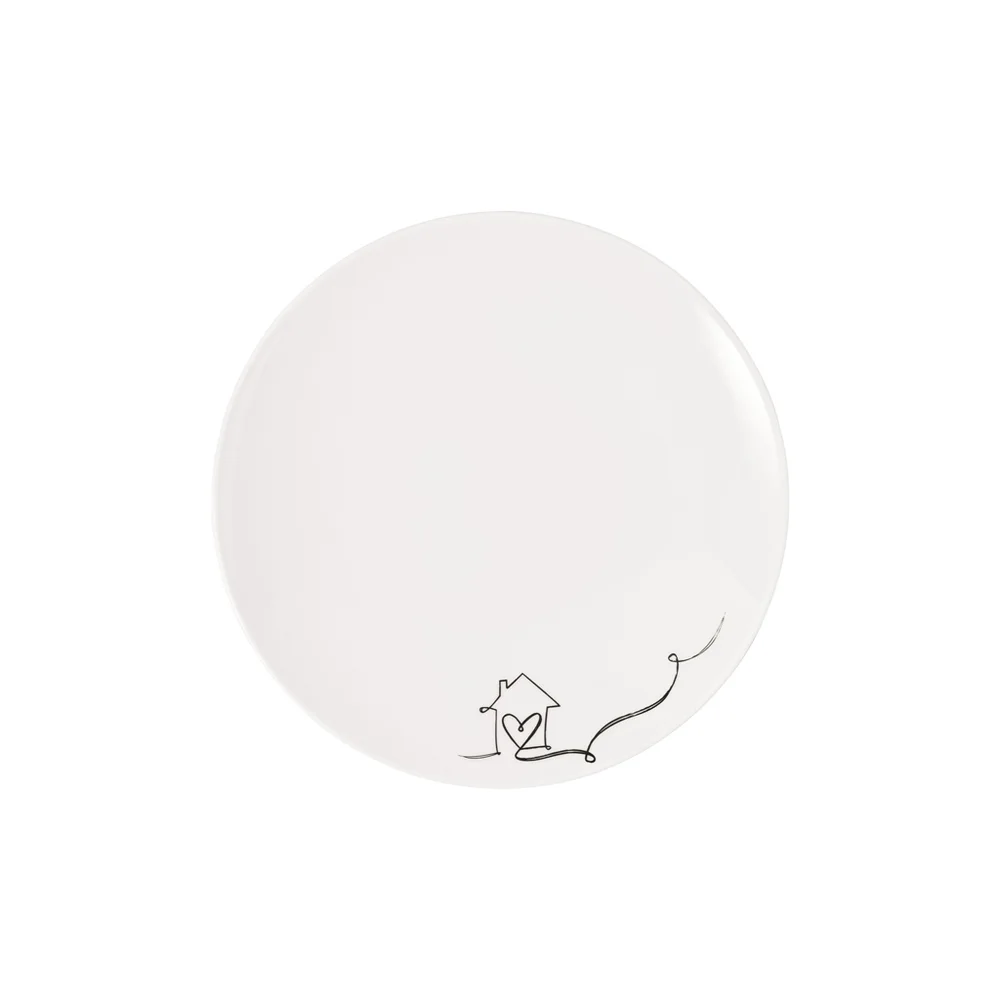 Dezertný tanier Statement Lines "Family", Ø 21,2 cm