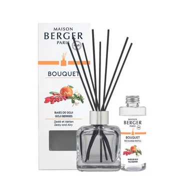 Maison Berger Paris Aróma difuzér Cube + náplň Bobule goji 100 ml