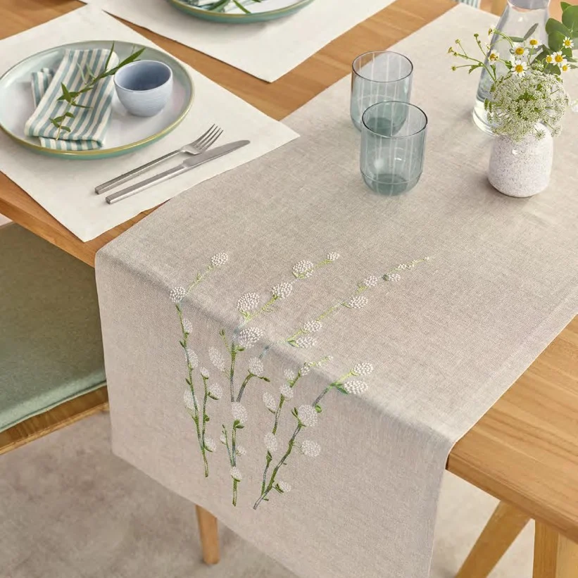 Behúň na stôl Cleo, 50 x 150 cm, beige