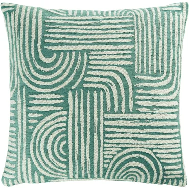 Sander Žakárová obliečka na vankúš Arcus, 50 x 50 cm, aqua