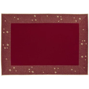 Sander Obrus Starlight, 85 x 85 cm, burgundy