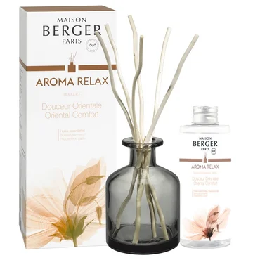 Maison Berger Paris Difúzer s vŕbovými tyčinkami + náplň Aroma Relax – Sladký Orient 180 ml