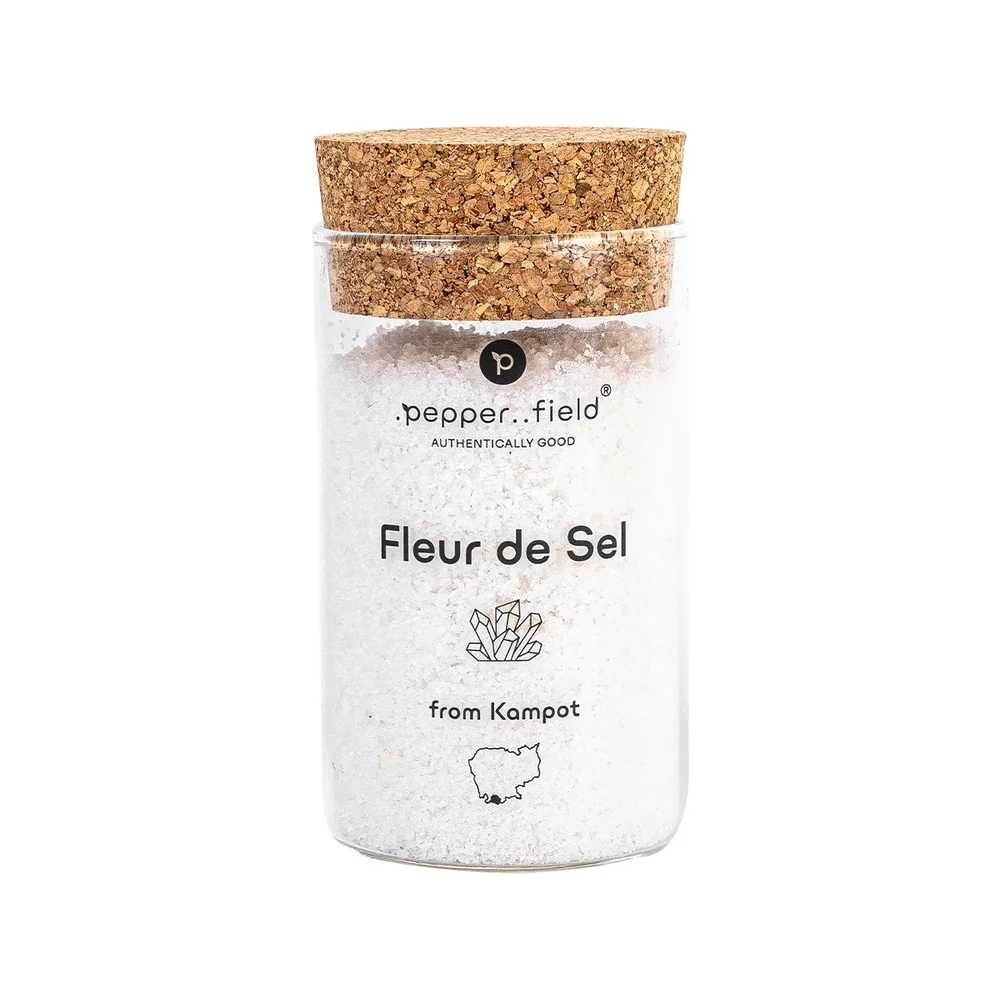 Soľný kvet - Fleur de Sel v sklenenej nádobe 160 g