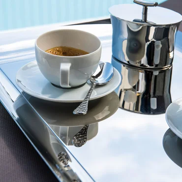 Sambonet Kávové / moka lyžičky Taormina, leštená nerez, 6 ks