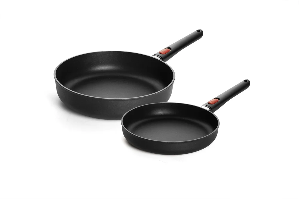 Sada 2 nepriľnavých panvíc Eco Lite s odnímateľnou rukoväťou, 24 + 28 cm