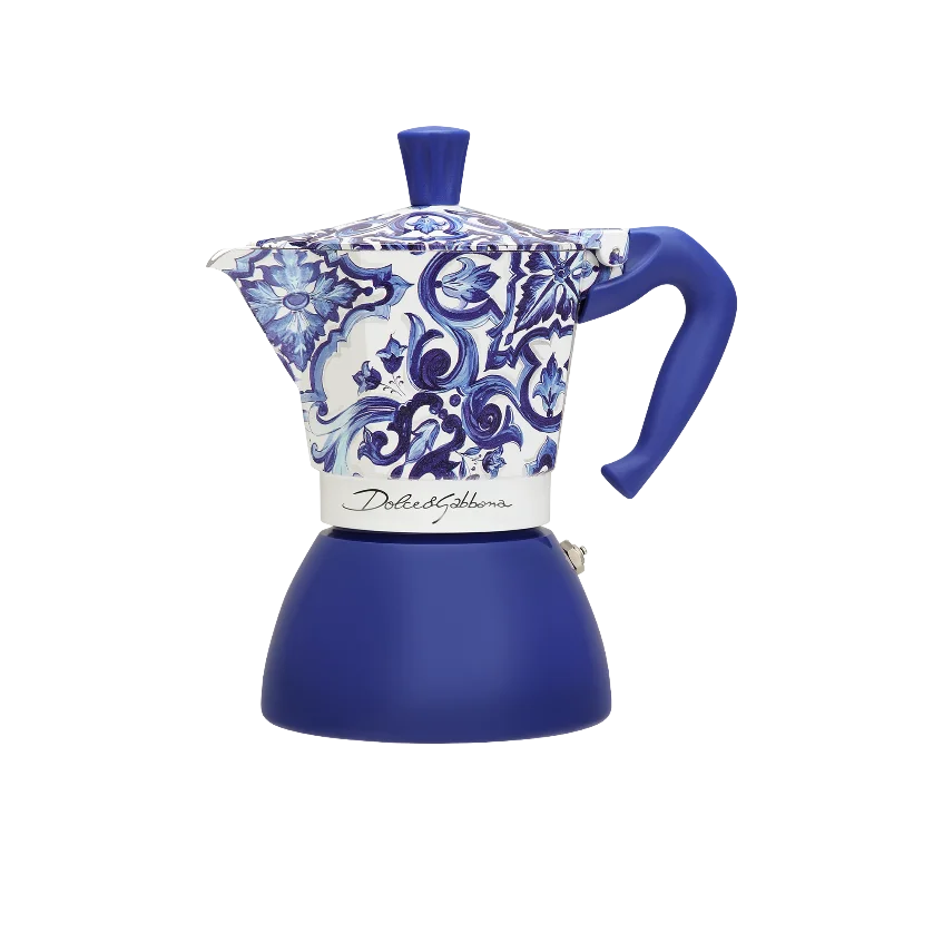 Kanvička Moka Induction, Blue Mediterraneo, 6 porcií