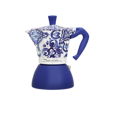 Bialetti Kanvička Moka Induction, Blue Mediterraneo, 6 porcií