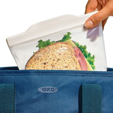 OXO Silikónové vrecko na potraviny, široké dno, 0,95 l, 24 x 15 cm