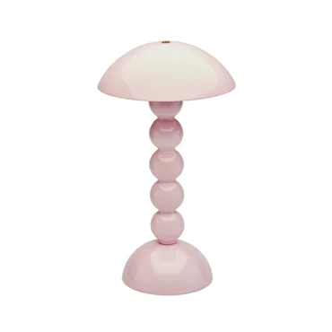 Addison Ross Bezdrôtová dobíjacia LED lampa Bobbine, 30 cm, svetlo ružová