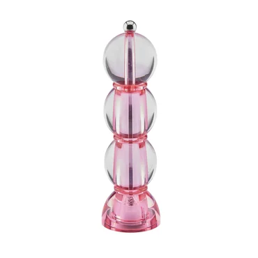 Addison Ross Akrylový mlynček na soľ alebo korenie Bobbin Icy, 24 cm, ružový