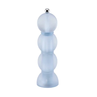 Addison Ross Akrylový mlynček na soľ alebo korenie Bobbin Frosty, 24 cm, modrá