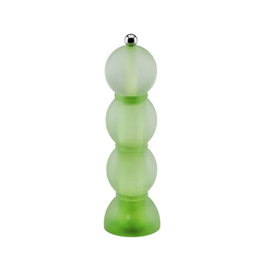 Addison Ross Akrylový mlynček na soľ alebo korenie Bobbin Frosty, 24 cm, zelená