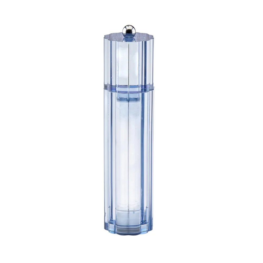 Akrylový mlynček na soľ alebo korenie Cylinder, 23 cm, modrá