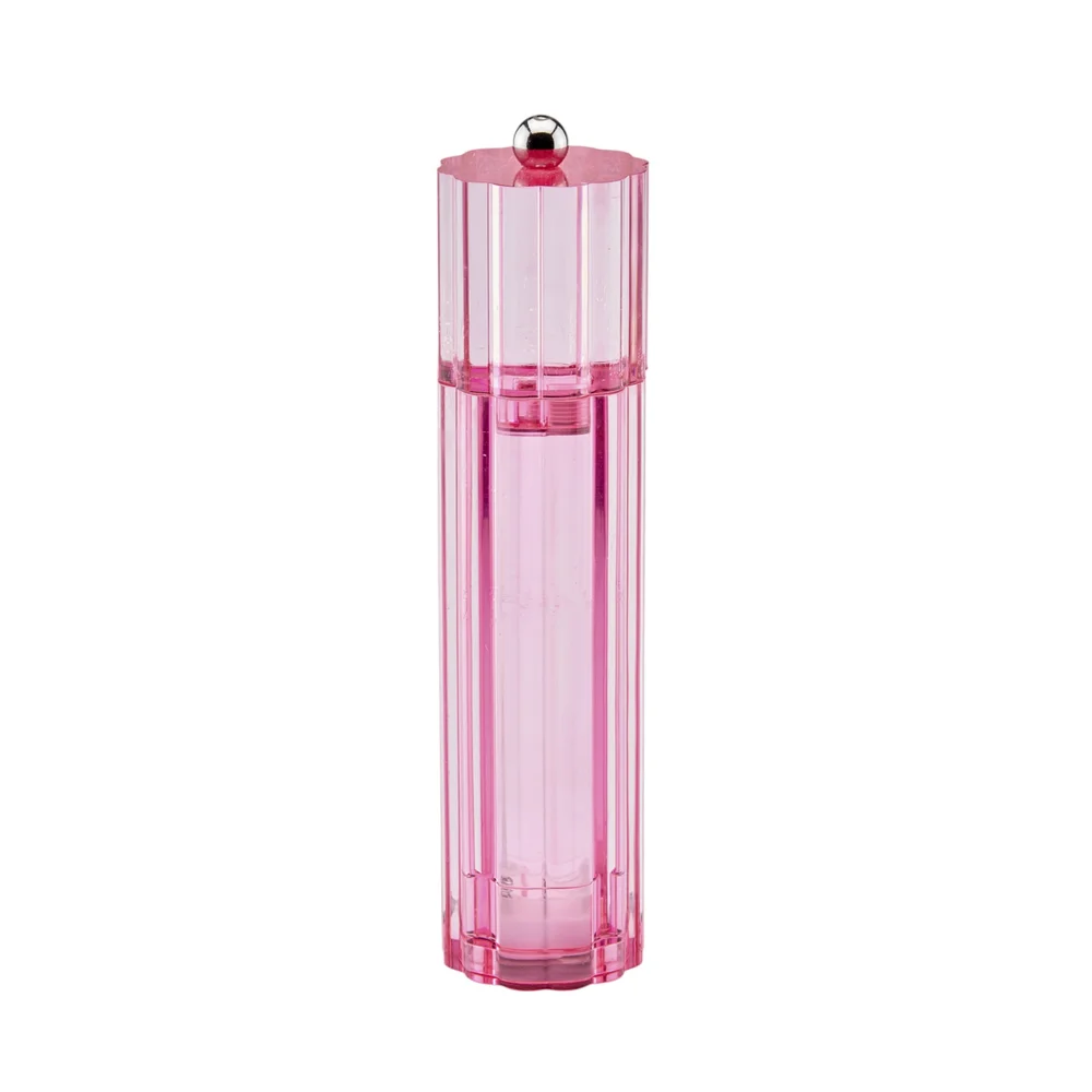 Akrylový mlynček na soľ alebo korenie Cylinder, 23 cm, ružová