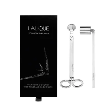 Lalique Sada příslušenství k vonným svíčkám: zhasínadlo a nůžky na knot