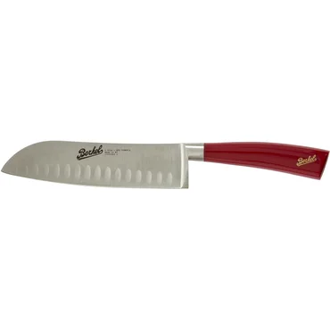 Berkel Santoku nůž Elegance, 18 cm, červená