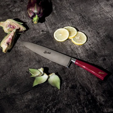 Berkel Servírovací vidlička Elegance, 18 cm, červená