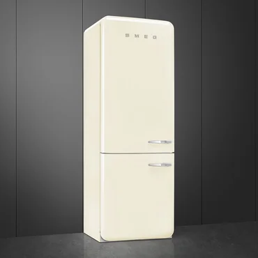 Smeg Kombinovaná chladnička s mrazničkou dole, FAB38L, 344l/137l, ľavé otváranie, 205x70 cm
