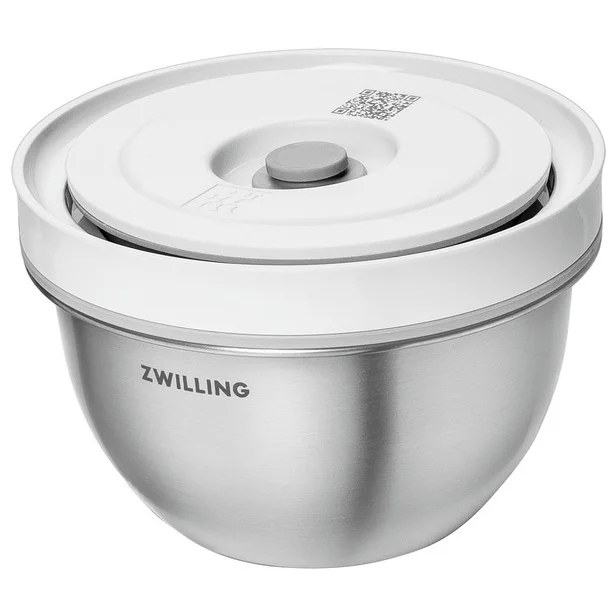 Vákukovacia nerezová miska + viečko Fresh & Save, Ø 12 cm / 0,35 l