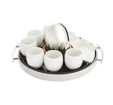 Christofle Kulatý servírovací podnos Mood Coffee, 32 cm