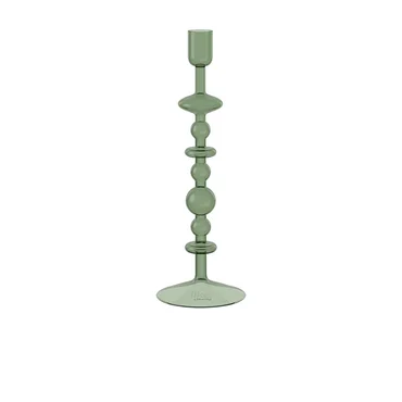 Villeroy & Boch Sklenený svietnik Like Home Bubble Sage, 27 cm