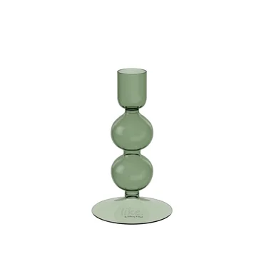 Villeroy & Boch Sklenený svietnik Like Home Bubble Sage, 13,5 cm