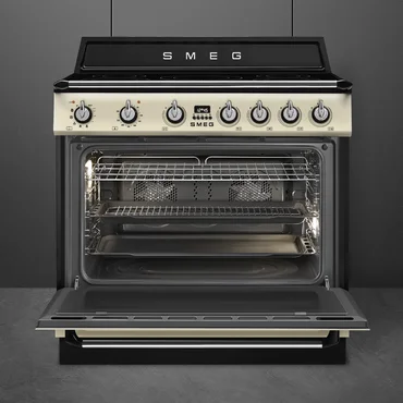 Smeg Varné centrum Victoria s indkučnou varnou doskou, TR90IPP, 90x60 cm, objem rúry 115 l