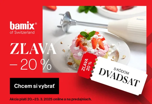 Využite 20% zľavu s kódom DVADSAT.