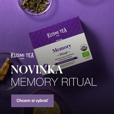 Podporte svoje sústredenie a zlepšite pamäť s jedinečnou inovatívnou čajovou zmesou od Kusmi Tea!