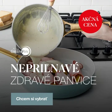 Varte zdravo s nepriľnavým keramickým povrchom panvíc GreenPan. Kvalitný a šetrný produkt za dostupnú cenu.