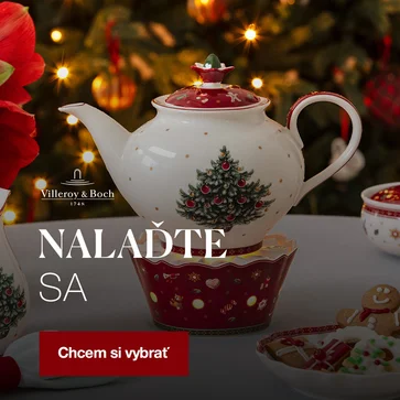 Objavte čaro vianočného porcelánu Villeroy & Boch, ktorý premení každý stôl na sviatočný zážitok. Dokonalá harmónia tradície, elegancie a vianočnej radosti.