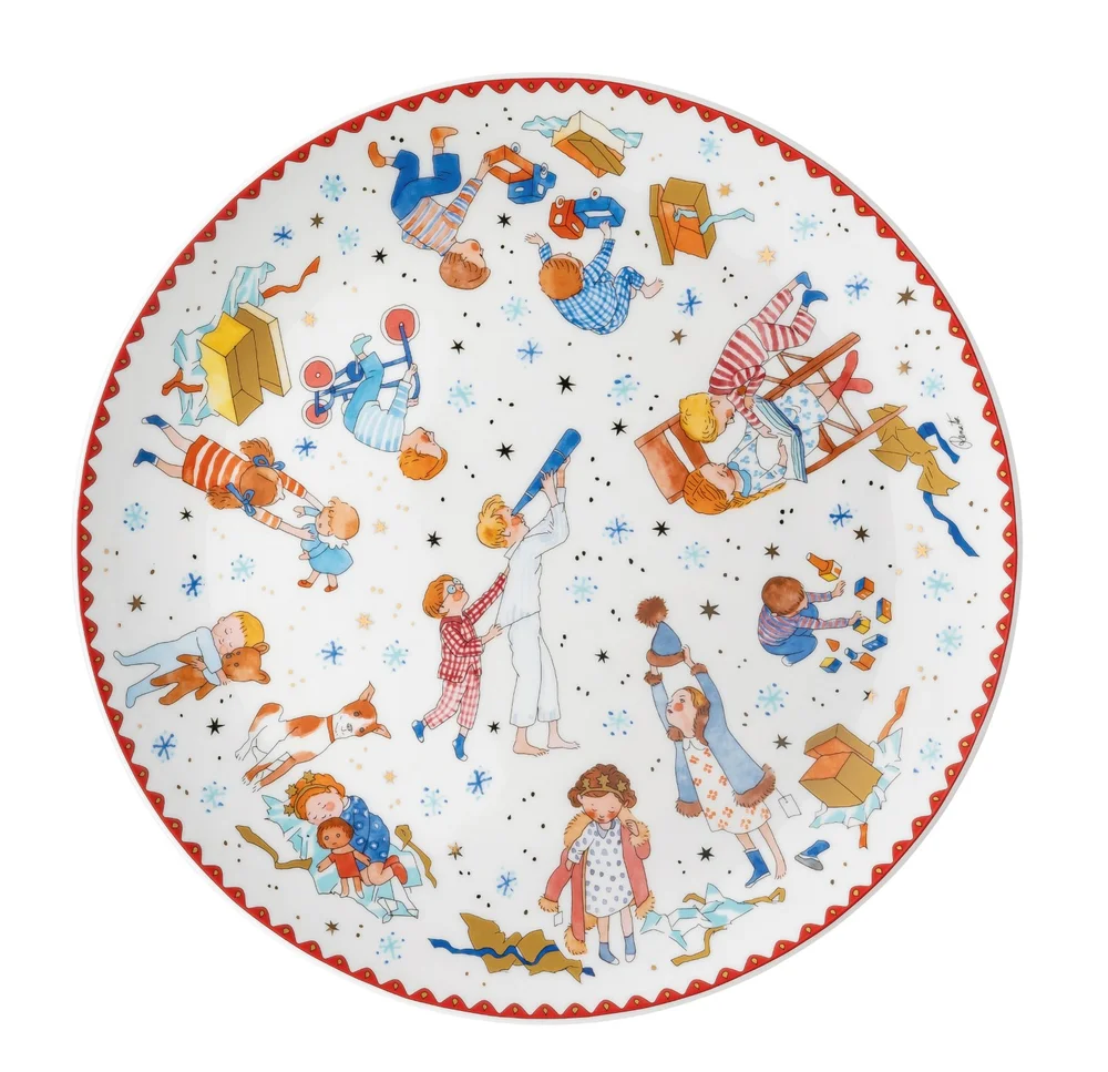 Vianočný tanier z kolekcie Stedrý večer, priemer 28 cm