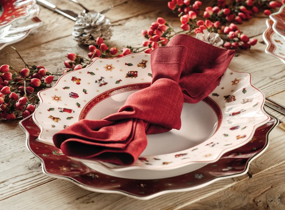 Toy´s Delight súprava vianočných tanierov, 12 ks