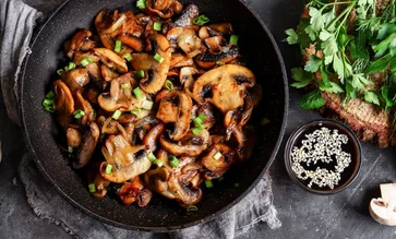 Zapekané cestoviny s hubami