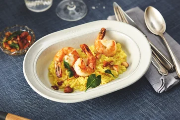 Šafranové rizoto podľa Zdeňka Pohlreicha